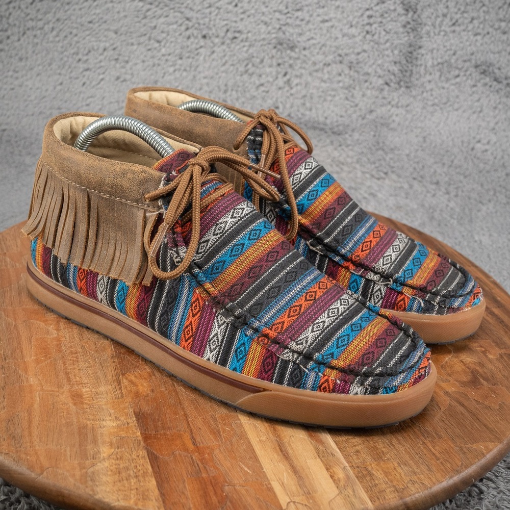 Twisted X Boots WCA0021 Casual Serape Fringe Bootie Size 8.5 M